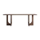 Lennik Brown Ash Wood Dining Table