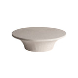 Sion Beige Concrete Circular Coffee Table