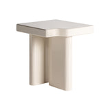 Suhi Off White Gloss Side Table