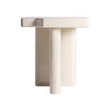 Suhi Off White Gloss Side Table