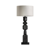 Cogne Black Mango Wood Table Lamp