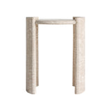 Thiennes Travertine Side Table