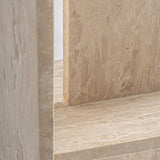 Thiennes Travertine Side Table