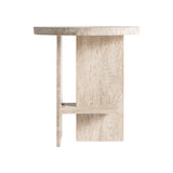 Thiennes Travertine Side Table