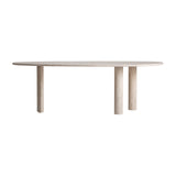 Thiennes Travertine Design Dining Table