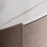 Stuetta Rounded Chest Of Drawers with Sintered Stone Top