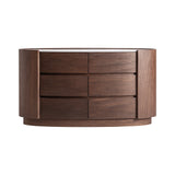 Stuetta Rounded Chest Of Drawers with Sintered Stone Top