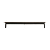 Nara Oak Wood Bench - Black