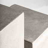 Loris Grey Terracotta Stand (Set Of 2)