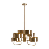 Bruna Gold Steel Ceiling Lamp