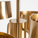 Bruna Gold Steel Ceiling Lamp