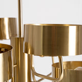 Bruna Gold Steel Ceiling Lamp