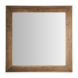 Norvik Square Elm Wood Mirror