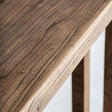 Norvik Elm Wood Console Table