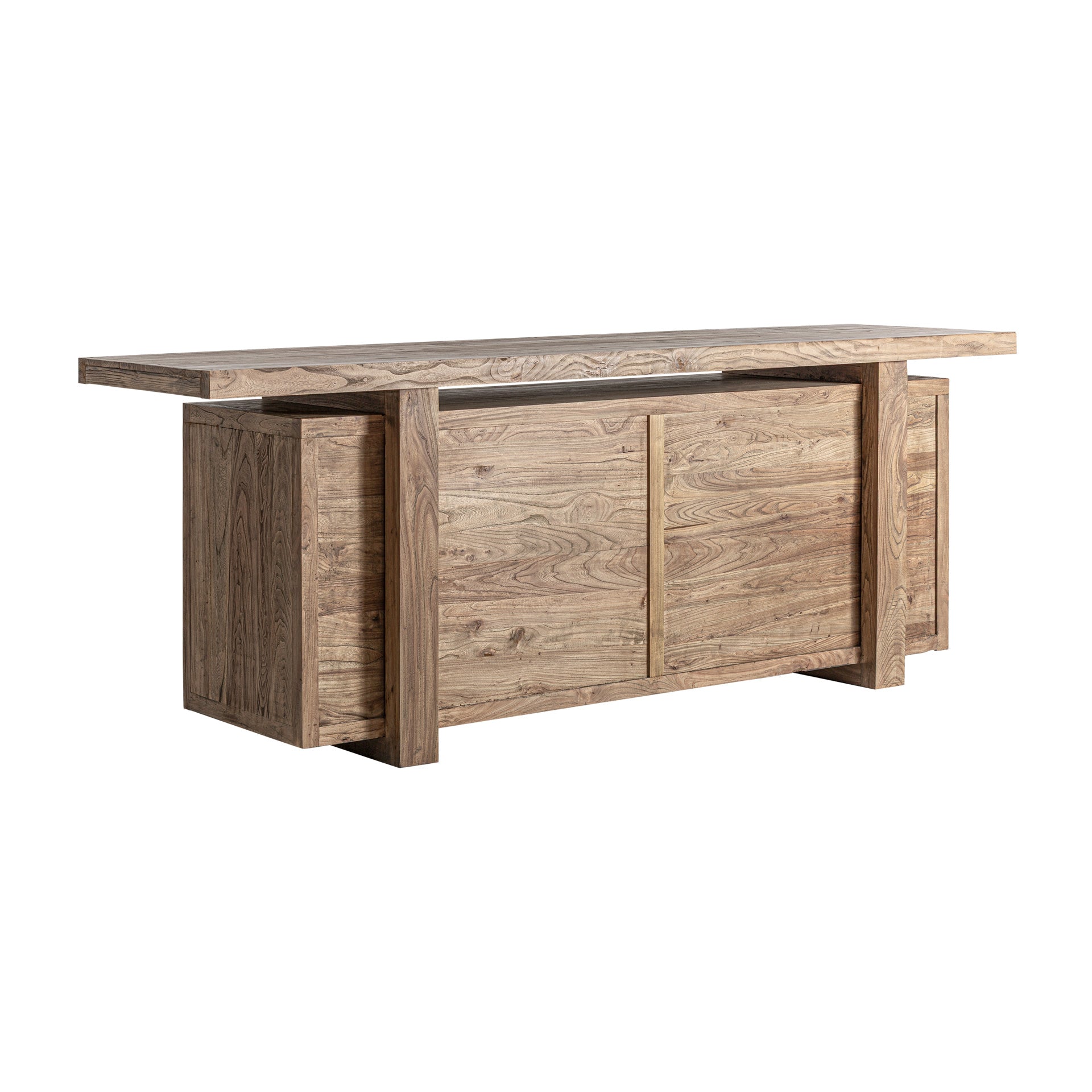 Norvik Elm Wood Bar Counter