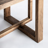 Norvik Natural Elm Wood Desk