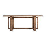 Norvik Natural Elm Wood Desk