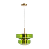 Gala Green Glass Ceiling Lamp