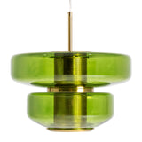 Gala Green Glass Ceiling Lamp