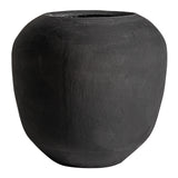 Gloria Black Concrete Plant Pot