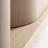 Kharj Natural Oak Wood TV Stand