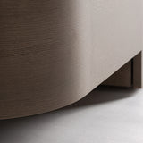 Aksaray Brown Oak Wood Design Sideboard