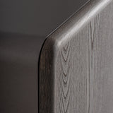 Pravia Brown Wood 4 Door Sideboard