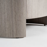 Burkina Grey Oak Wood Bedside Table
