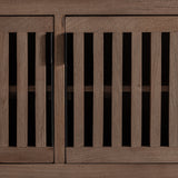 Gabia Mango Wood 4 Door Media Unit