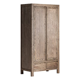 Thouars Tall Elm Wood Wardrobe