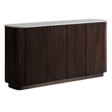 Kaleh Mango Wood Sideboard Marble Top