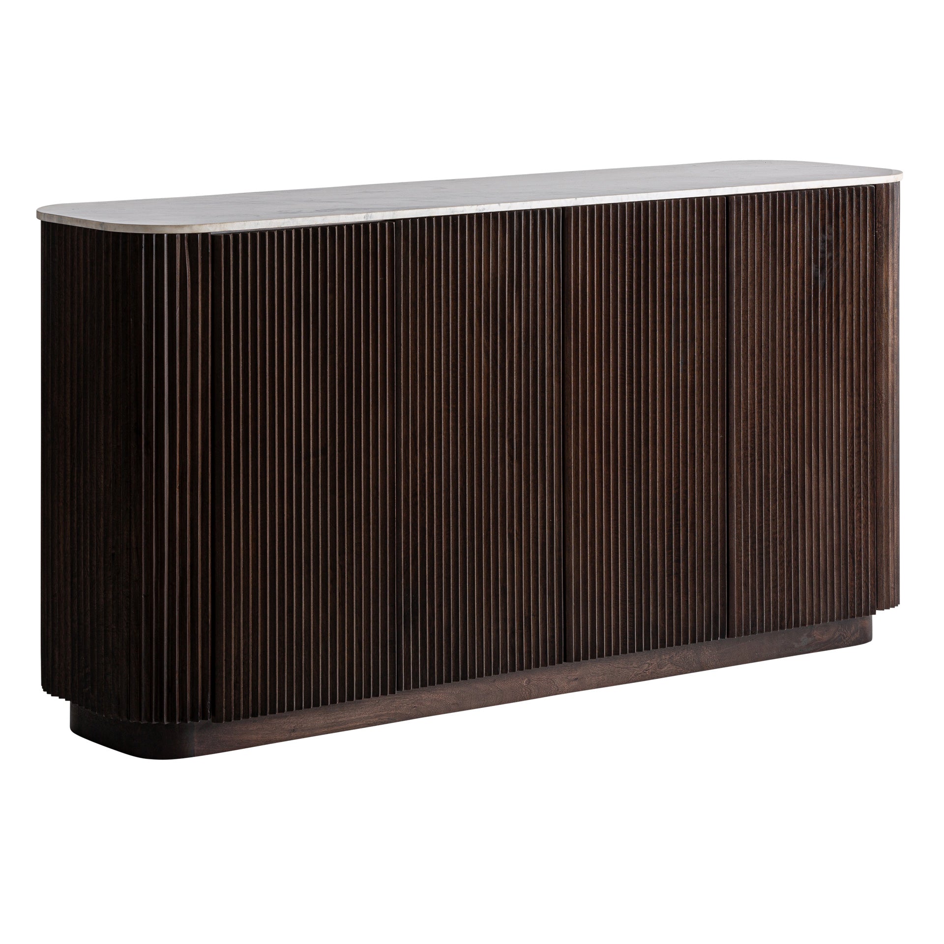 Kaleh Mango Wood Sideboard Marble Top