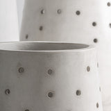 Jacquard Off White Concrete Plant Pot (Set Of 3)