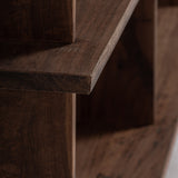 Brutalist Sal Wood Modular Shelf - 200cm