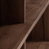 Brutalist Sal Wood Modular Shelf - 200cm