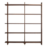 Brutalist Sal Wood Modular Shelf - 200cm