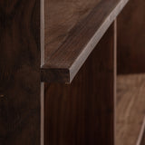 Brutalist Natural Sal Wood Modular Shelf