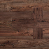 Brutalist Natural Sal Wood Rectangular Dining Table