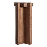 Brutalist Natural Sal Wood Stand