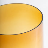 Yuka Amber Glass Vase
