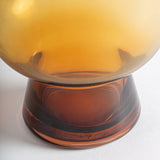 Yuka Amber Glass Vase