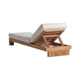 Testa Teak Wood Outdoor Sun Lounger