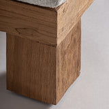 Testa Teak Wood Outdoor Sun Lounger