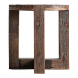 Losse Reclaimed Wood Side Table
