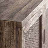 Byremo Natural Elm Wood TV Stand