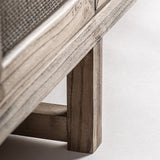 Byremo Natural Elm Wood TV Stand