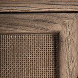 Byremo Natural Elm Wood TV Stand