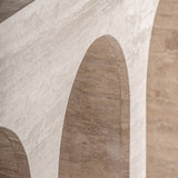 Thiennes Travertine Arch Console Table - Large