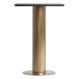 Tasque Steel Bar Table Porcelain Tile Top