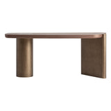 Lausana Walnut Desk Copper Base